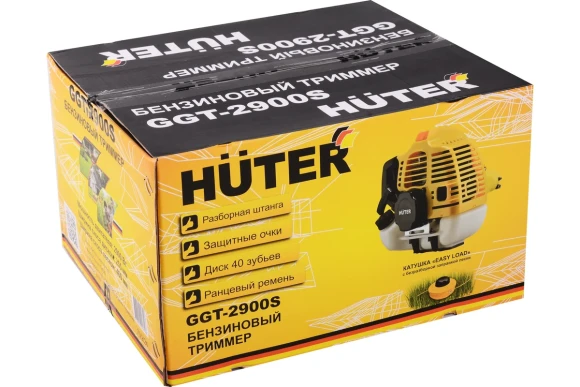 Триммер бензин.Huter GGT-2900S 2900 Вт,52см/куб,леска+диск Триммер бензин.Huter GGT-2900S 2900 Вт,52см/куб,леска+диск