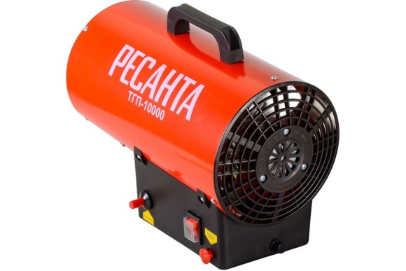 Тепловая пушка газовая Ресанта ТГП-10000, 10кВт, 220/230В, 100м?, 300м?/ч, автоподжиг