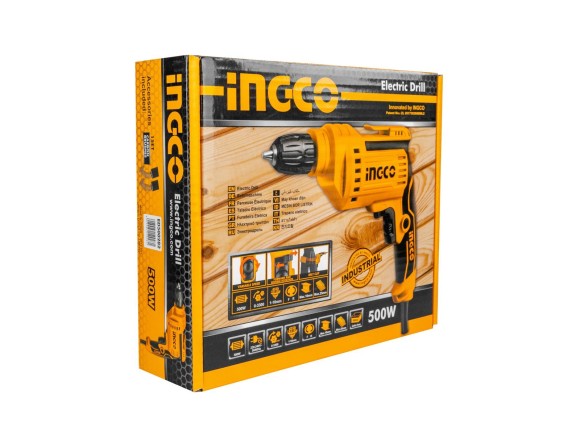 Дрель INGCO ED500282,500Вт,патрон БЗП10мм, INDUSTRIAL Дрель INGCO ED500282,500Вт,патрон БЗП10мм, INDUSTRIAL