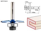 Фреза пазовая-горизонтальная 50,8*2*54мм,хвостовик-8мм ПРОФИ ЗУБР Фреза пазовая-горизонтальная 50,8*2*54мм,хвостовик-8мм ПРОФИ ЗУБР