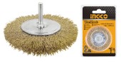 Щетка-карцовка для дрели латунь диск NGCO 50мм,WB40501 Щетка-карцовка для дрели латунь диск NGCO 50мм,WB40501