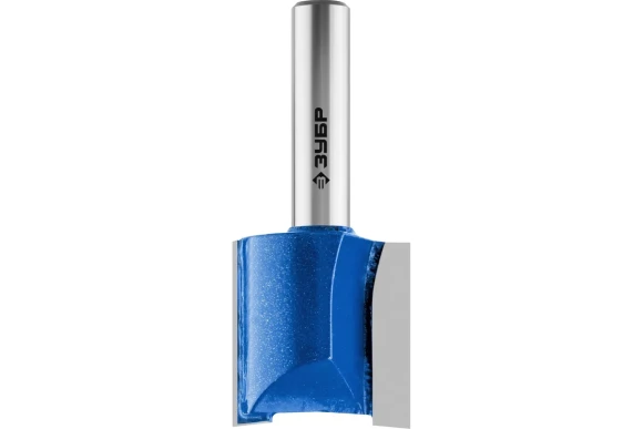 Фреза пазовая прямая D=24 х L=25.4 х H=57.4мм, хвостовик 8мм, ЗУБР Фреза пазовая прямая D=24 х L=25.4 х H=57.4мм, хвостовик 8мм, ЗУБР