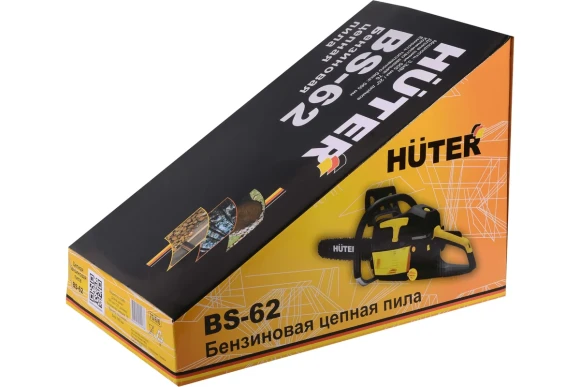 Бензопила HUTER BS-62 3,3 кВт(4,5л.с),50,5см,0,325"1,5-76зв Бензопила HUTER BS-62 3,3 кВт(4,5л.с),50,5см,0,325"1,5-76зв