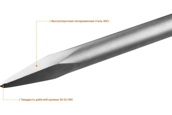 Пика 30*400мм, HEX 30, буран ЗУБР