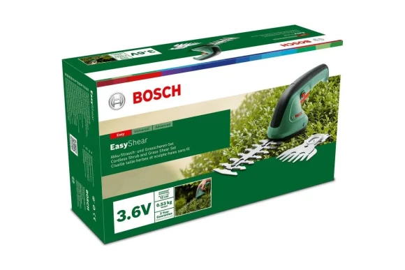 Триммер- кусторез аккумуляторный Bosch EasyShear,3,6В,1,54А/ч, Триммер- кусторез аккумуляторный Bosch EasyShear,3,6В,1,54А/ч,