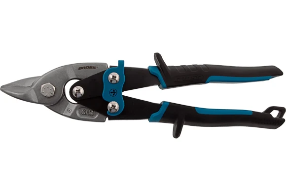 Ножницы по металлу 230мм прямые усиленные PIRANHA GROSS 78327