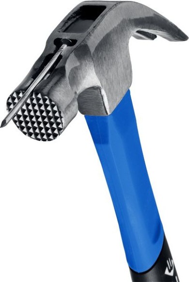 Молоток-гвоздодёр с магнитом 450г, рукоять фиберглас, ЗУБР Молоток-гвоздодёр с магнитом 450г, рукоять фиберглас, ЗУБР