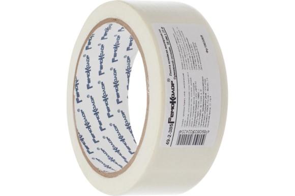 Лента малярная 38мм х 23м (на бумажной основе), 49-2-385 РемоКолор Лента малярная 38мм х 23м (на бумажной основе), 49-2-385 РемоКолор