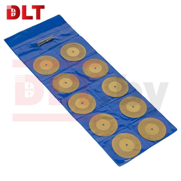 Набор алмазных дисков для гравёра, 10шт, 40мм DLT Набор алмазных дисков для гравёра, 10шт, 40мм DLT