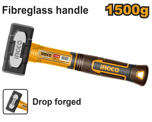 Кувалда INGCO 1500гр.фиберглас,HSTH81500 INDUSTRIAL