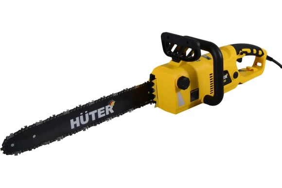 Электропила HUTER ELS-2800, 2800Вт, продольный двигатель, шина 45см, 3/8, 1.3, 62 звеньев