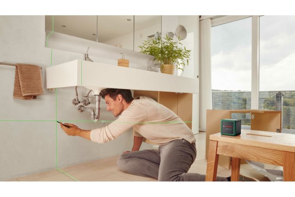 Лазерный нивелир BOSCH Quigo Green +/-0,8мм/м.10м 