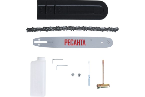 Бензопила Ресанта БП-4516, 2300Вт/3.1л.с, 45см?, 550мл, шина 40см, 3/8, 1.3, 57 звеньев