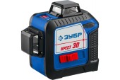 Лазерный нивелир ЗУБР КРЕСТ-3D, 360гр*3,красный луч 20м,+/-0,3мм/м Лазерный нивелир ЗУБР КРЕСТ-3D, 360гр*3,красный луч 20м,+/-0,3мм/м