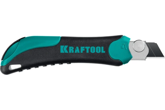 Нож с автофиксатором 18мм, двухкомпонентный корпус, AK-18 KRAFTOOL