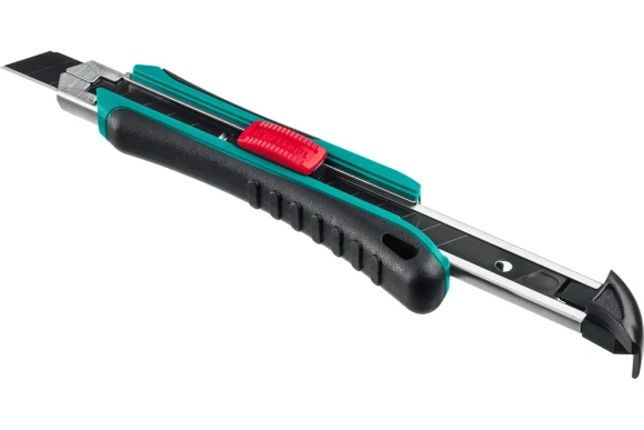 Нож с автофиксатором 18мм, двухкомпонентный корпус, AK-18 KRAFTOOL