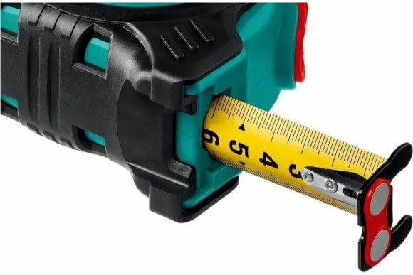 Рулетка 5м х 32мм, жёлтая двусторонняя лента, магнитный зацеп, обрезиненный корпус, Extrem KRAFTOOL Рулетка 5м х 32мм, жёлтая двусторонняя лента, магнитный зацеп, обрезиненный корпус, Extrem KRAFTOOL