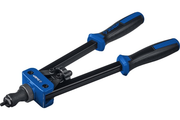 Заклёпочник двуручный резьбовой, заклёпки М3/М4/М5/М6/М8/М10, Р-М10 ЗУБР, в кейсе Заклёпочник двуручный резьбовой, заклёпки М3/М4/М5/М6/М8/М10, Р-М10 ЗУБР, в кейсе