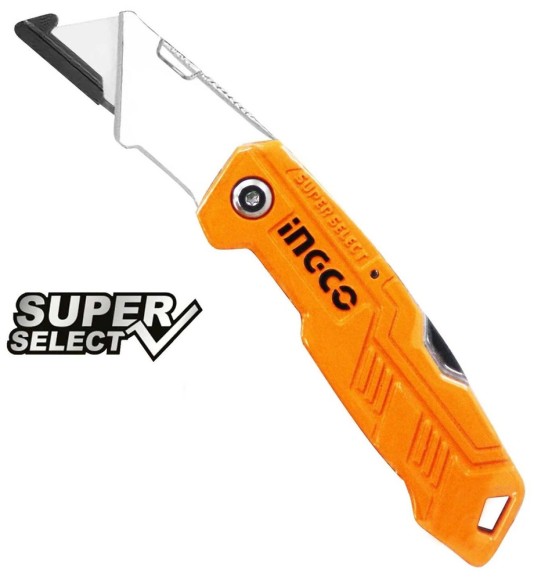 Нож складной INGCO 61*19мм,HUK6236