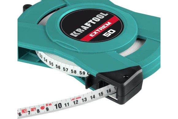 Рулетка геодезическая  50 м*12,5мм,стальная лента KRAFTOOL