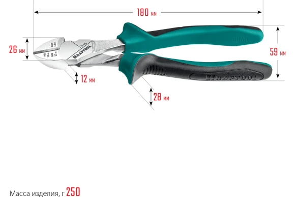 Кусачки боковые 180 мм KRAFTOOL 22011-5-18_z01 Кусачки боковые 180 мм KRAFTOOL 22011-5-18_z01