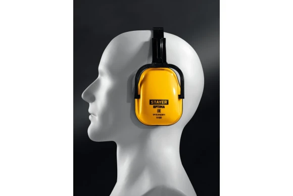 Наушники защитные складные Optima с120 до 22дБ, STAYER Наушники защитные складные Optima с120 до 22дБ, STAYER