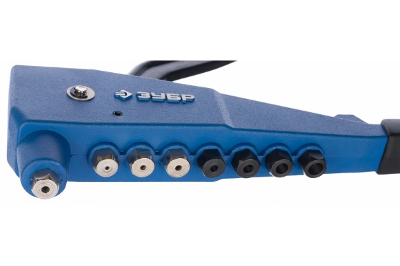 Заклёпочник вытяжной/резьбовой, заклёпки (2,4-4,8мм), (М3-М6), К-М6 ЗУБР Заклёпочник вытяжной/резьбовой, заклёпки (2,4-4,8мм), (М3-М6), К-М6 ЗУБР