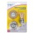 Набор щёток-крацовок со шпилькой 25/50/50мм, латунированная сталь, РемоКолор