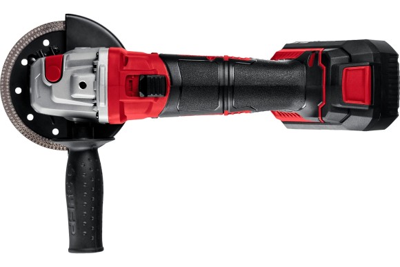 Шлифмашина угловая аккум. ЗУБР УШМ-18-125-41, 18В, 125мм, 10000об/мин, АКБ 1-шт (4А*ч), в кейсе Шлифмашина угловая аккум. ЗУБР УШМ-18-125-41, 18В, 125мм, 10000об/мин, АКБ 1-шт (4А*ч), в кейсе