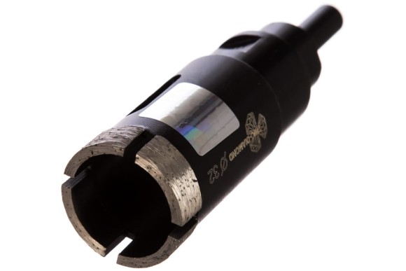 Коронка алмазная керамогранит 32*45 мм (серебряная пайка) TRIO-DIAMOND Коронка алмазная керамогранит 32*45 мм (серебряная пайка) TRIO-DIAMOND