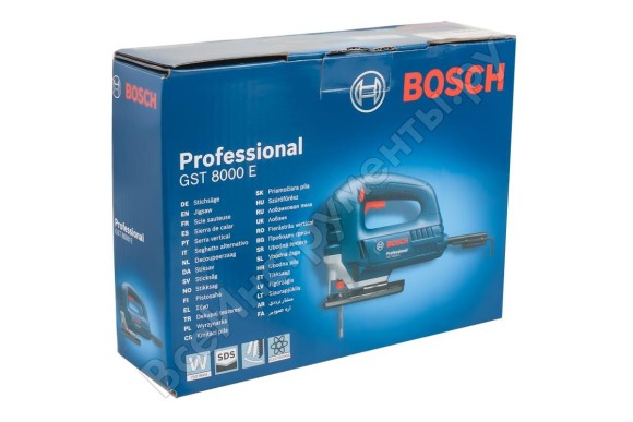 Лобзик BOSCH GST 8000 E 710Вт,80мм,500-3100о/мин Лобзик BOSCH GST 8000 E 710Вт,80мм,500-3100о/мин