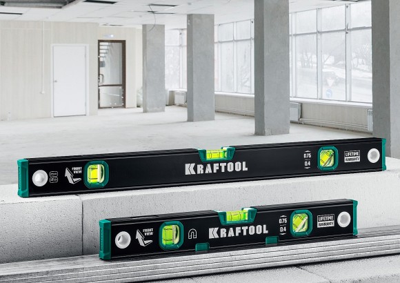 Уровень магнитный 2000мм (3 колбы) с зеркальным глазком KRAFTOOL 34785-200