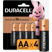 Батарейки AA пальчиковая LR6-4BL Optimum 4шт. Duracell Батарейки AA пальчиковая LR6-4BL Optimum 4шт. Duracell