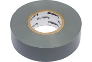 Изолента серая ПВХ 20м, ширина 19мм, толщина 0.15мм, FORTISFLEX