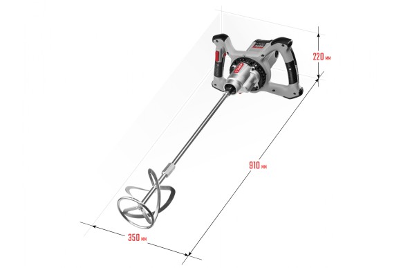 Миксер строительный ЗУБР МР-1400-2, 1400Вт, 40Н*м, 0-620/0-810об/мин, патрон М14 Миксер строительный ЗУБР МР-1400-2, 1400Вт, 40Н*м, 0-620/0-810об/мин, патрон М14