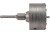 Коронка по бетону/кирпичу 100мм, SDS+, М22, сухой/мокрый, VERTEXTOOLS