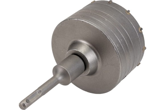 Коронка по бетону/кирпичу 100мм, SDS+, М22, сухой/мокрый, VERTEXTOOLS Коронка по бетону/кирпичу 100мм, SDS+, М22, сухой/мокрый, VERTEXTOOLS