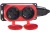 Колодка ЭРА K-2e-RED-IP44 каучуковая с заземлением 2 розетки 16A IP44 красная
