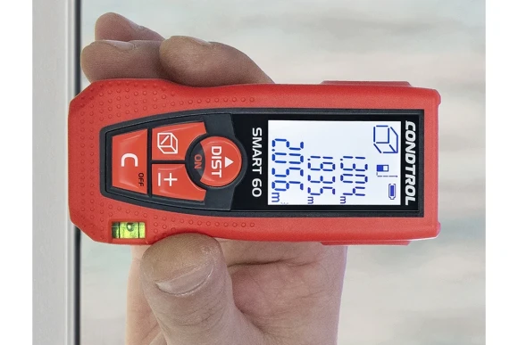 Лазерный дальномер Condtrol Smart 60 0,05-60 м, точность ±1,5 мм. 1-4-098 Лазерный дальномер Condtrol Smart 60 0,05-60 м, точность ±1,5 мм. 1-4-098