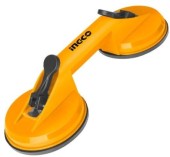 Присоска двойная вакуумная,стеклодомкрат INGCO 2*115мм,50кг, INGCO, HSU025001       