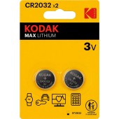 Батарейки CR2032-2BL, 2 шт Kodak Батарейки CR2032-2BL, 2 шт Kodak