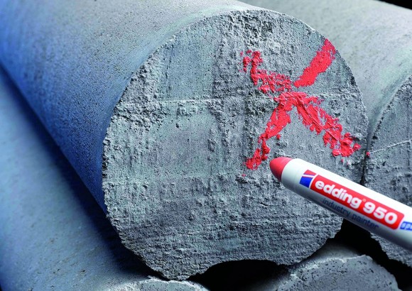 Маркер-паста для мокр.пов.10мм красный EDDING Маркер-паста для мокр.пов.10мм красный EDDING