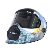 Маска сварщика WH 600 Е 110*60  принт с авто затемнением 4/9-13,PATRIOT Маска сварщика WH 600 Е 110*60  принт с авто затемнением 4/9-13,PATRIOT