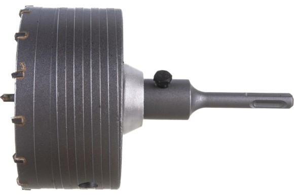 Коронка по бетону/кирпичу 110мм, SDS+, М22, сухой/мокрый, VERTEXTOOLS Коронка по бетону/кирпичу 110мм, SDS+, М22, сухой/мокрый, VERTEXTOOLS