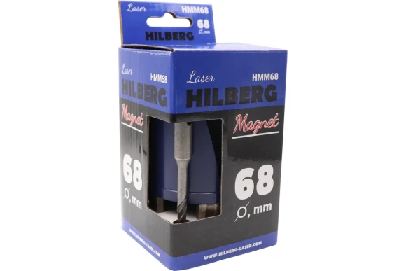 Коронка алмазная 68*60 мм,М16/SDS+  железобетон сухоеHilberg Laser Magnet HMM68