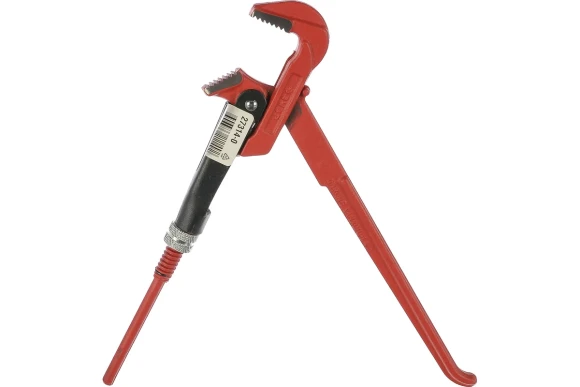 Ключ трубный рычажный №0, 3/4", зев 20мм, 280мм, угол 90, ЗУБР