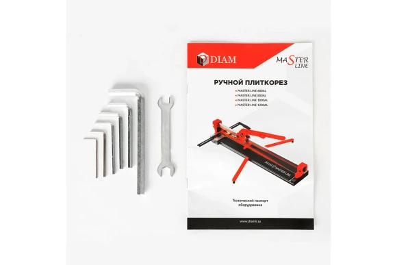 Плиткорез рельса,DIAM Master Line-1000AL ,лазерный указатель реза, Diam 600156