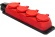 Колодка ЭРА K-4e-RED-IP44 каучуковая с заземлением 4 розетки 16A IP44 красная