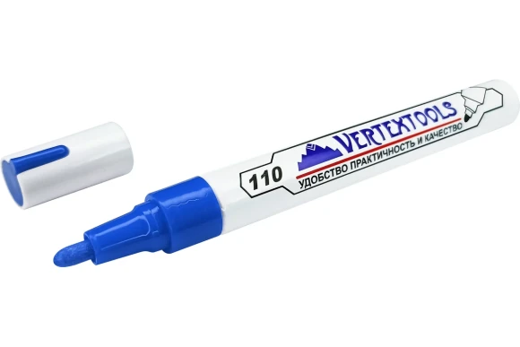 Маркер-краска 4мм Синий Vertextools