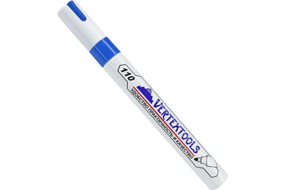 Маркер-краска синий нитро-основа 4мм, Vertextools Маркер-краска синий нитро-основа 4мм, Vertextools